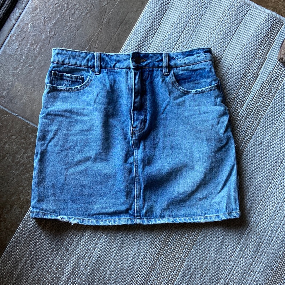 RVCA Jean Skirt